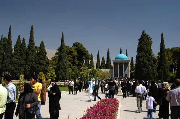 Shiraz.Gardens Tomb of the poet Sadi
