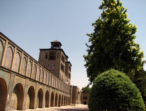 Courtyard of Golestan Palace Complex in Tehran
