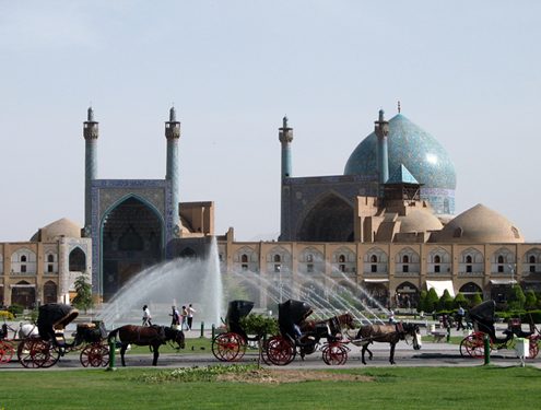 A View of Imam Khomeini Mosque in Isfahan