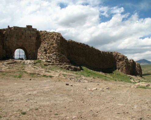 One of the Gateways at Takht-e-Soleyman