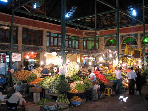 Fruit Market at Tajrish Local Bazaar, North Tehran